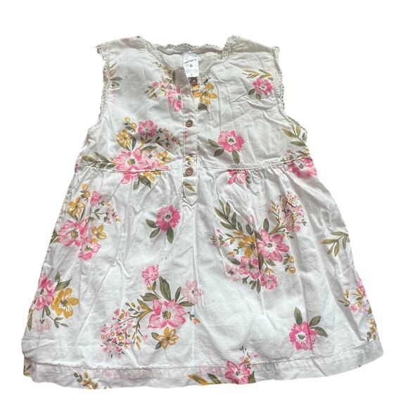 Carter's Other - Carters 6 Floral Tank Top Tunic Summer Beach Boho